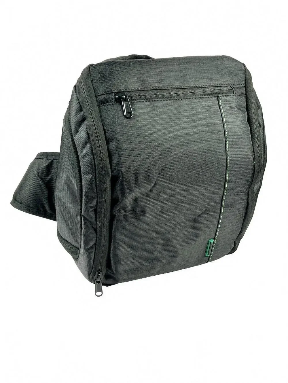 Indepman Blk/Grn Camera Sling Bag Case DSLR/SLR/Mirrorless Crossbody Backpack